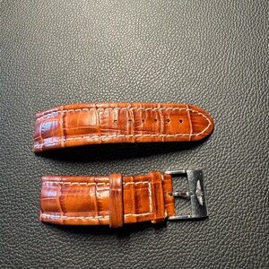 Breitling Brown Leather Watch Strap